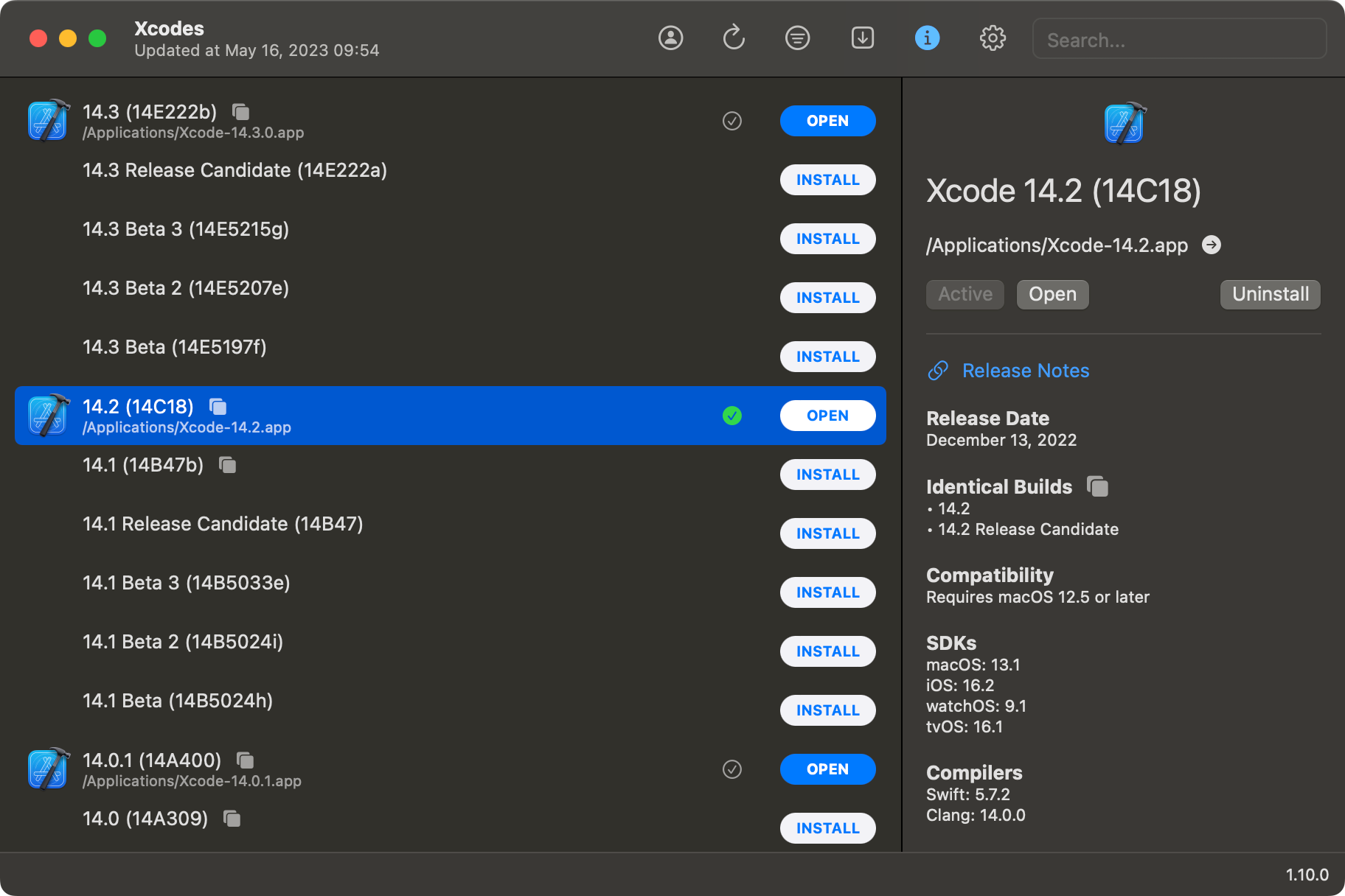 Xcodes